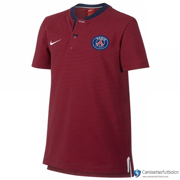 Polo Paris Saint Germain 2017-18 Rojo